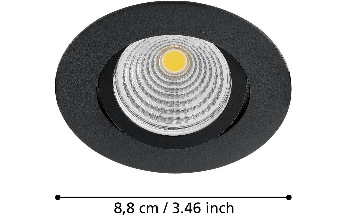 Saliceto Spotlight LED 2700K 6W Svart