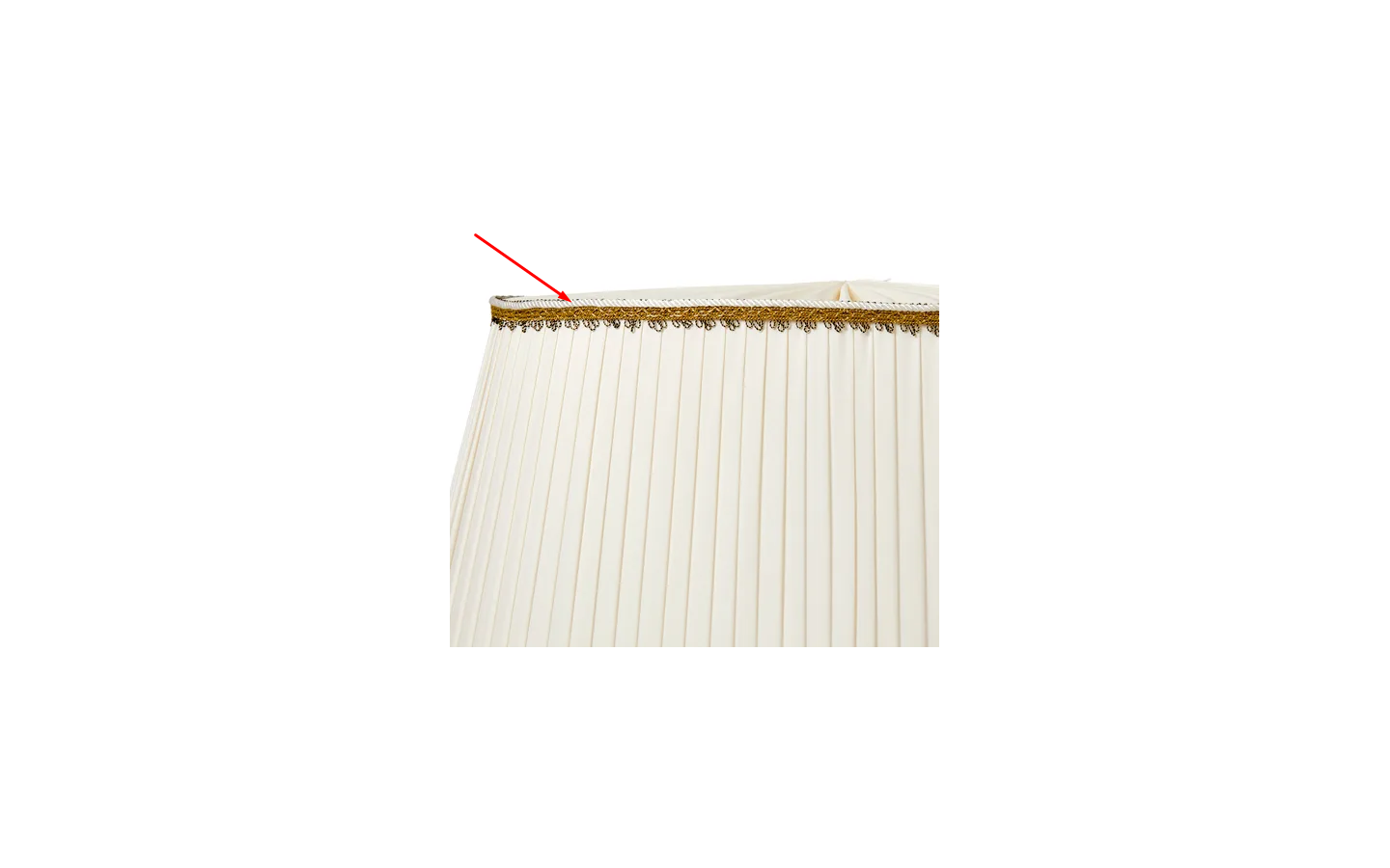 Linnea Lampskärm med 10mm Rörfäste Ø50cm Beige