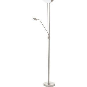 Baya Golvlampa 180cm LED 3000K 2,5+20W Matt Nickel