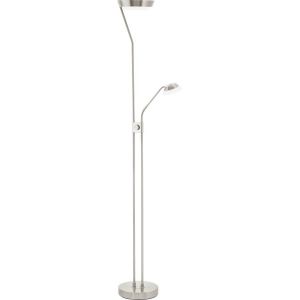 Sarrione Golvlampa 180cm LED 3000K 2,8+17W Matt Nickel