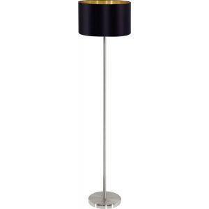 Maserlo Golvlampa 151cm Nickel/Svart