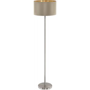 Maserlo Golvlampa 151cm Nickel/Taupe