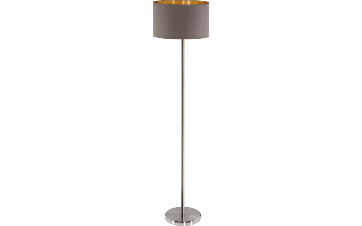 Maserlo Golvlampa 151cm Nickel/Cappuccino