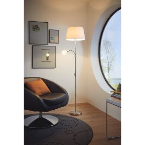 Conesa Golvlampa 170cm Nickel/Vit