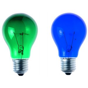 Reservlampa E27 Blågrön 230V