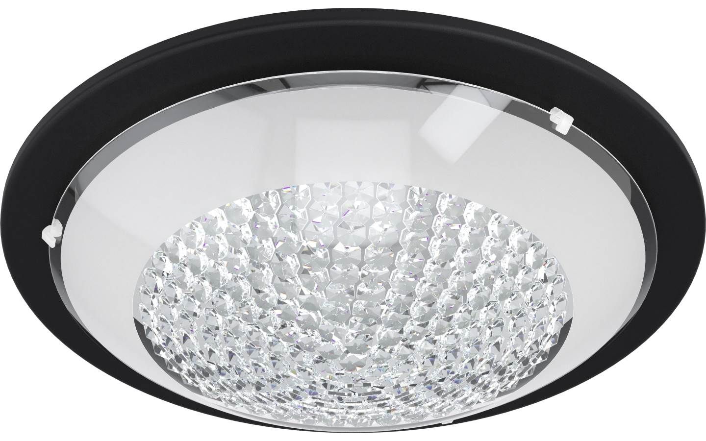 Acolla 1 Led Plafond Kristall Svart
