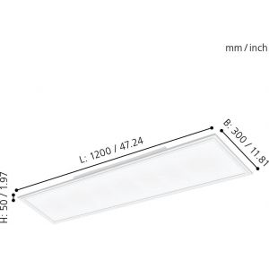 Led Plafond Vit