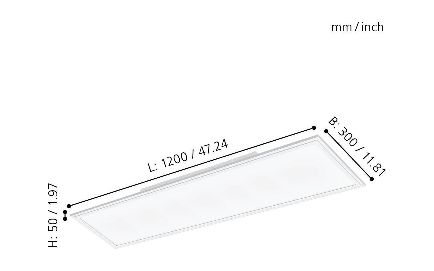 Led Plafond Vit