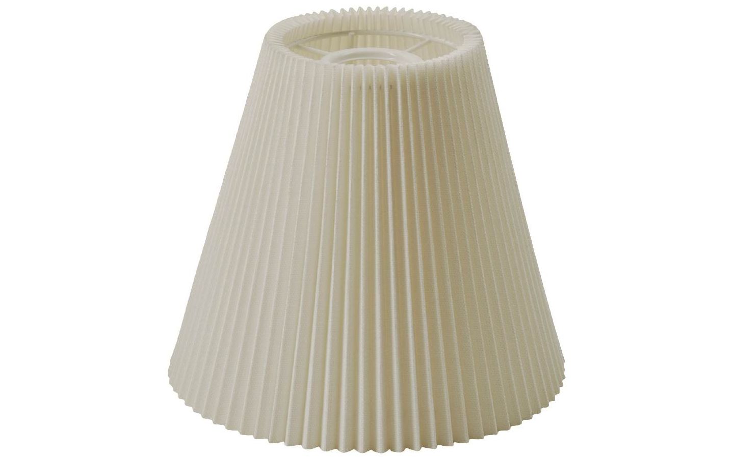Linda Plisserad Lampskärm Vit (L18/12 cm, H14 cm, Dj18/12 cm)