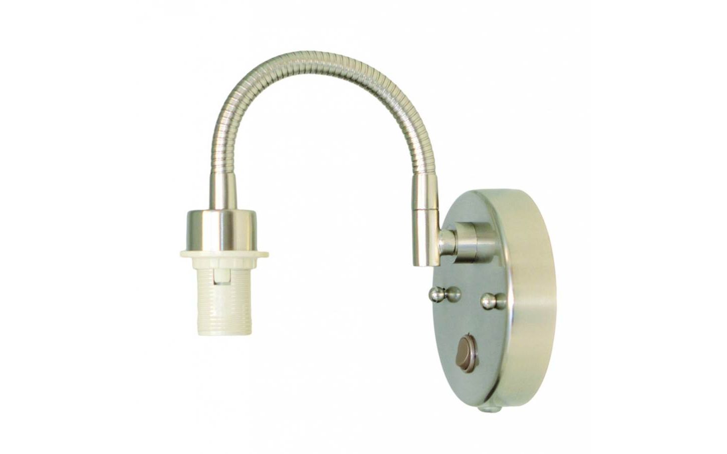 Svaneholm Vägglampa Borstad Stål (Lcm, Hcm, Djcm)