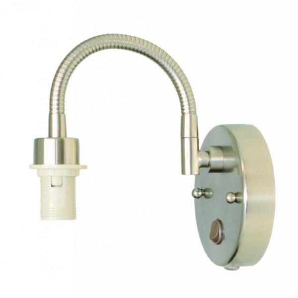 Svaneholm Vägglampa Borstad Stål (Lcm, Hcm, Djcm)