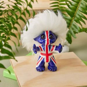 Lyckotroll Union Jack 9 cm