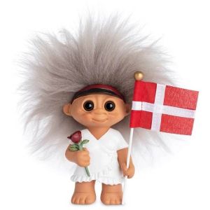 Lyckotroll Examen Tjej Röd 9 cm