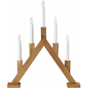 Bjurfors Adventsljusstake 48cm Ljust Trä