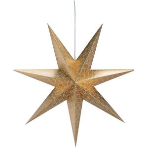 Tostared Stjärna Guld 75 cm