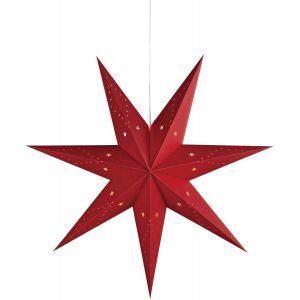 Saturnus Stjärna Röd 75 cm