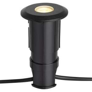 Garden24 Decklight 6cm 0,8W 3000K Svart IP44