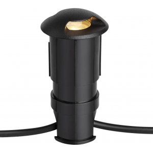 Garden24 Trappspot 5,2cm 0,8W 3000K Svart IP44