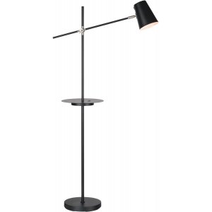 Linear Golvlampa 144cm Svart