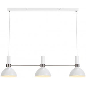 Larry Taklampa 3L Vit/Stål