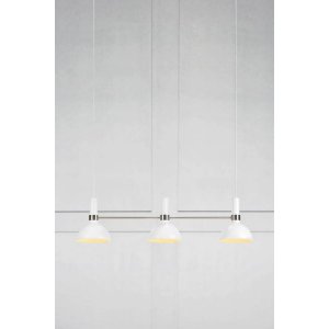 Larry Taklampa 3L Vit/Stål