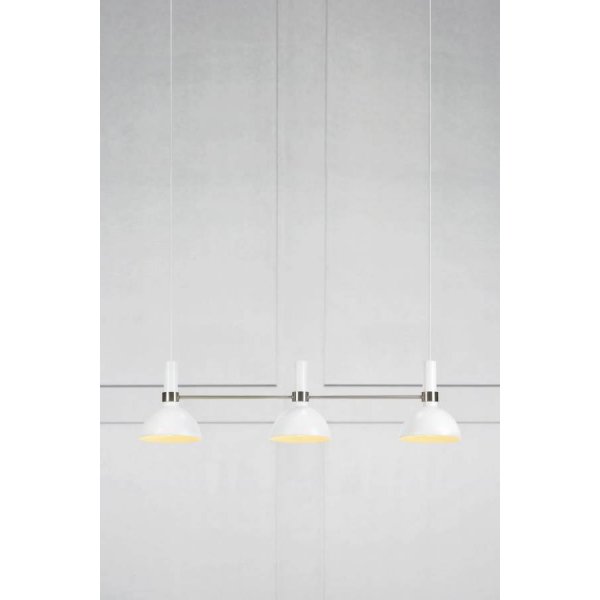 Larry Taklampa 3L Vit/Stål