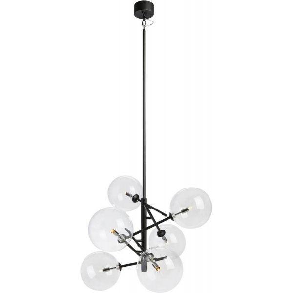 Andrew Taklampa Svart Med Klarglas