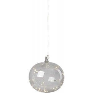 Lina Batteridriven Glaspendel Rökfärgad