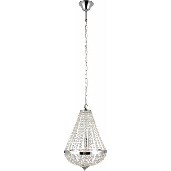 Gränsö Kristallkrona 30cm Krom