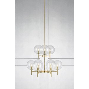 Crown Takkrona Mässing /Klar