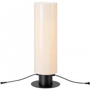 Garden24 Golvlampa Cylinder 70cm 12W 3000K Vit IP44