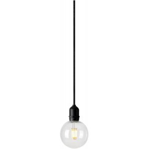 Garden24 Pendellampa 10cm 2,8W 2100K Svart IP44