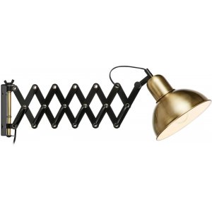 Riggs Vägglampa Mässing/Svart