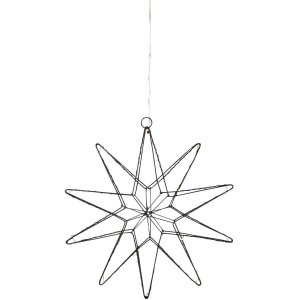 Gleam Batteridriven Julstjärna 31cm Svart