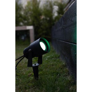 Garden24 Markspotlight 6W RGB Svart IP44