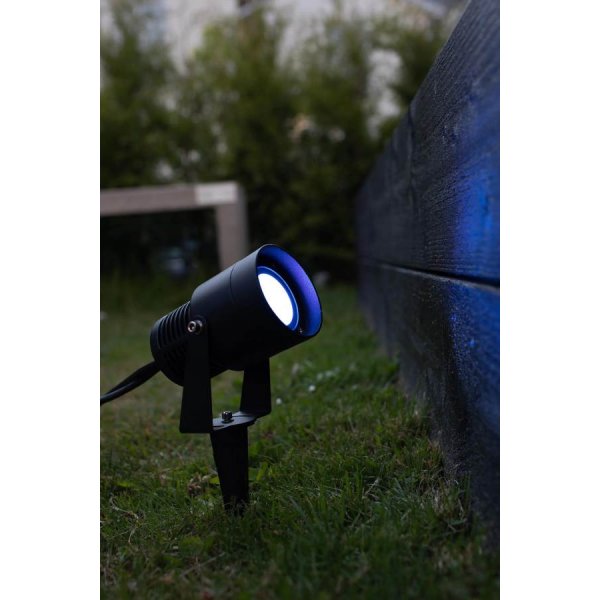Garden24 Markspotlight 6W RGB Svart IP44