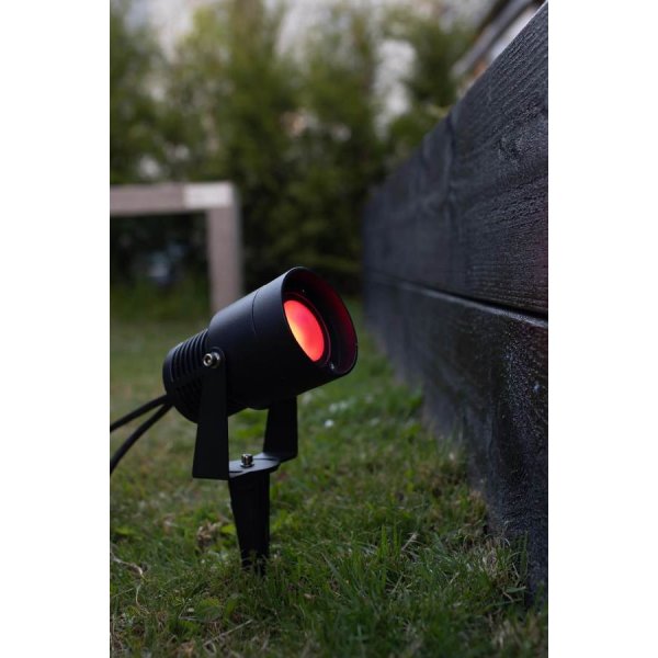 Garden24 Markspotlight 6W RGB Svart IP44