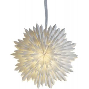 Pappersstjärna Ice Vit