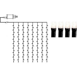 Ljusgardin Crispy Ice White