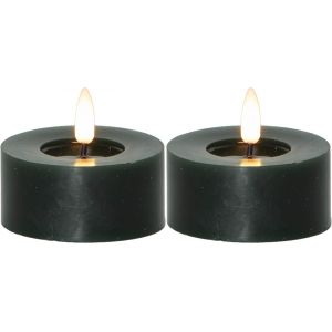 LED Värmeljus 2-pack Flamme Flow Grön