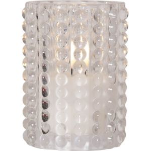 LED Ljus Flamme Dotty Transparent