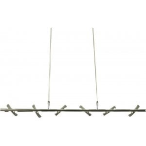 Macarons Taklampa Krom / Frost