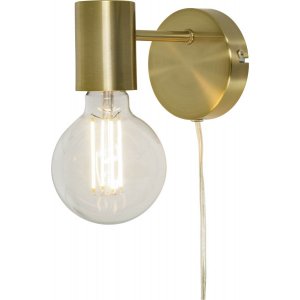 Strict Vägglampa Matt Mässing