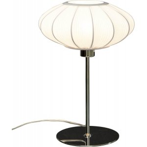 Mamsell Bordslampa Stor Krom / Vit