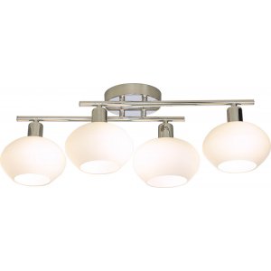 Elba Plafond Bad, Krom Krom / Opalvit