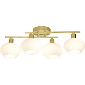 Elba Plafond Bad, Matt Mässing Matt Mässing / Opalvit