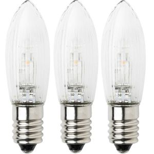 Topplampa E10 LED 24V DC 0,3W 3-Pack