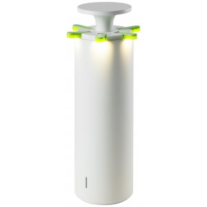 Firework Batterilampa 24cm 3000K Vit/Lime