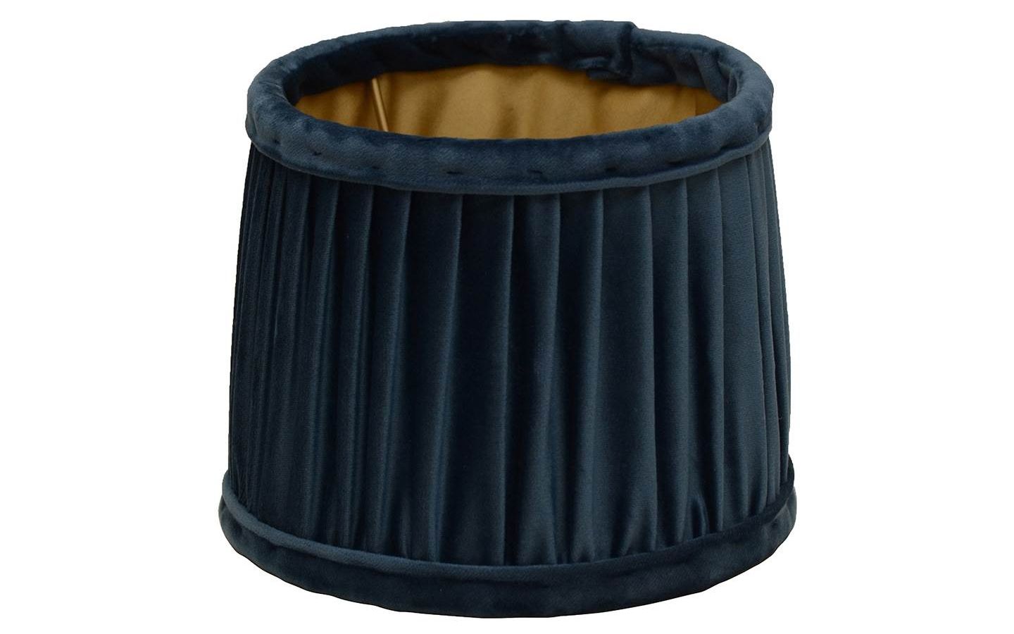 Anastacia Plisserad Lampskärm Ø35cm Mörkblå