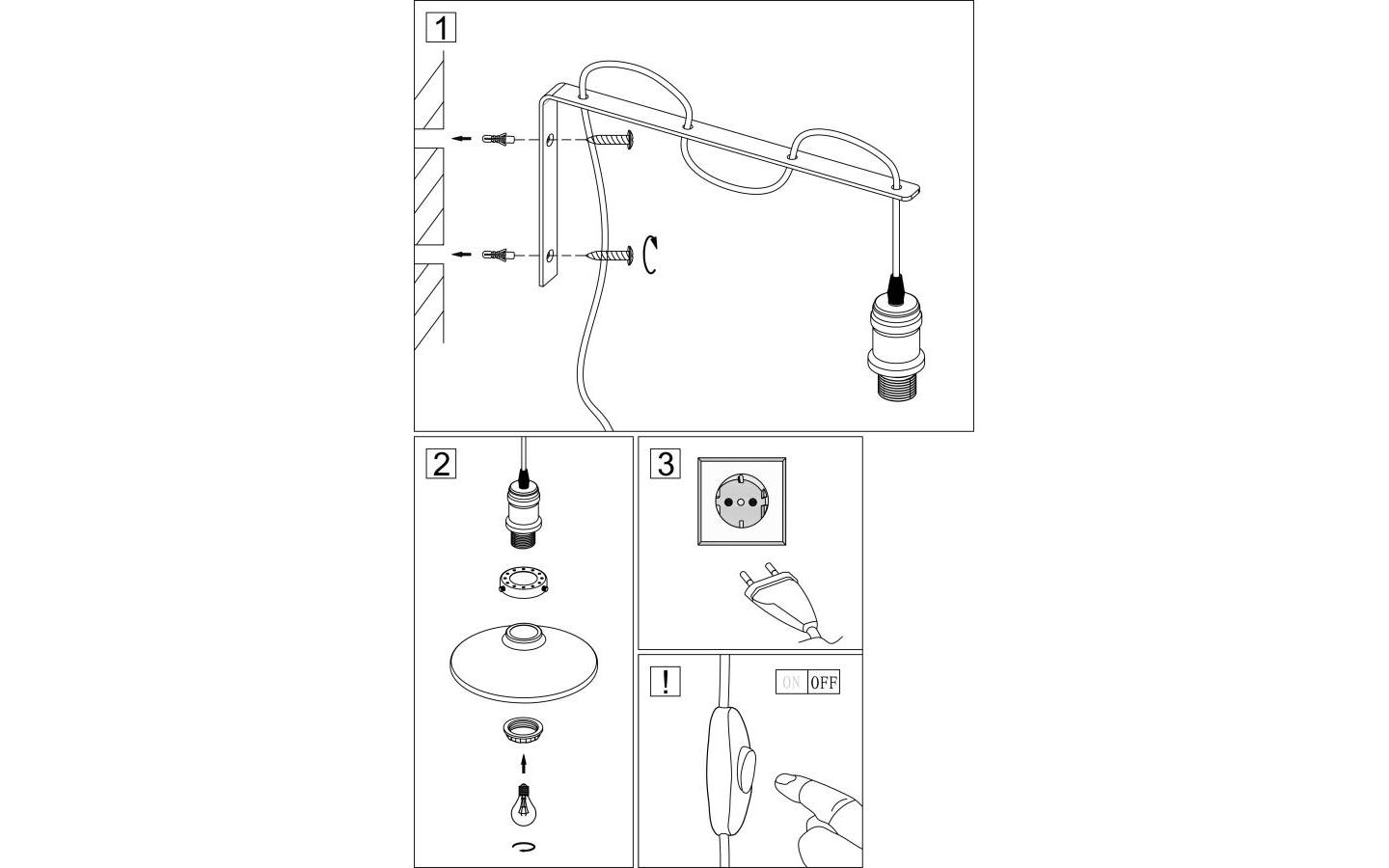 Disc Vägglampa Svart/Mässing